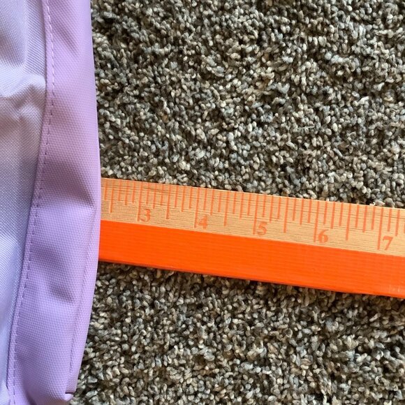 Mr. Pen Purple Pencil Case 11"x 4"x 2" Zippered Pouch Durable Fabric School NEW - Picture 6 of 7